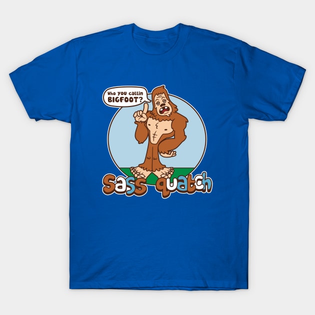 Sass Quatch T-Shirt by DetourShirts